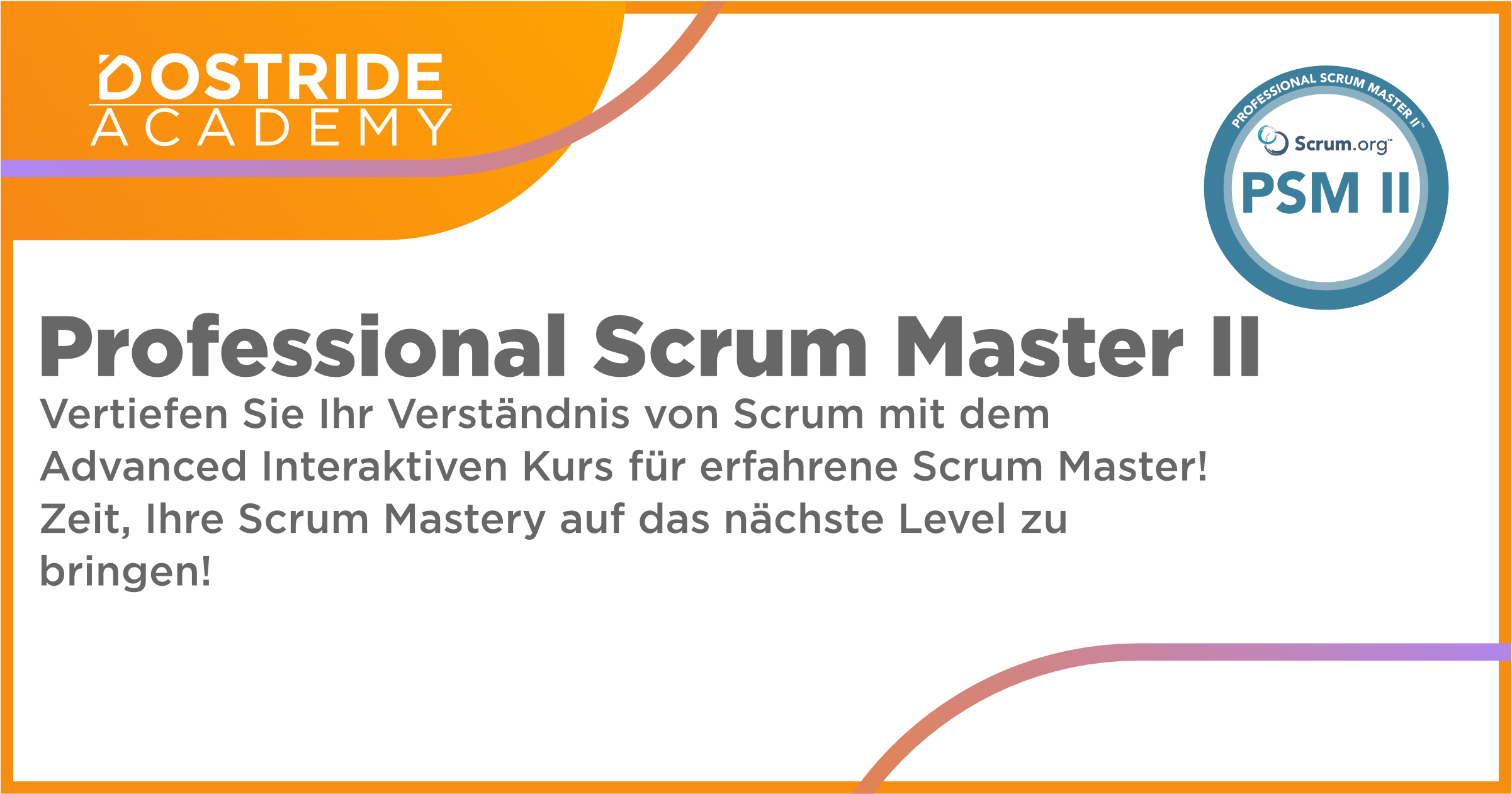 Professional Scrum Master II